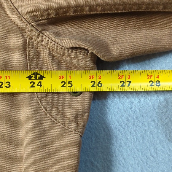 Duluth Trading Co Presentation Jacket Tan Cotton XL Canvas Tradesman Blazer - Picture 7 of 8